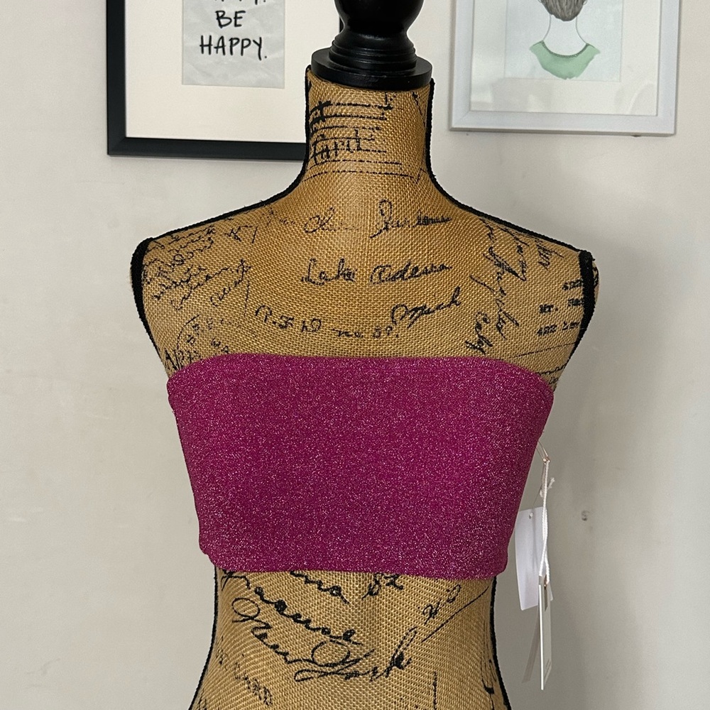 Sparkly tube top